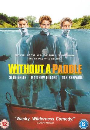 Without A Paddle - British DVD movie cover (thumbnail)