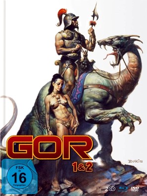 Gor - German Blu-Ray movie cover (thumbnail)