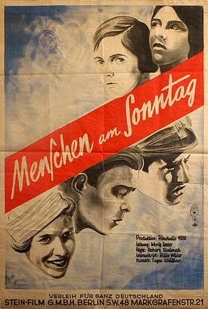 Menschen am Sonntag - German Movie Poster (thumbnail)