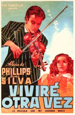 Vivir&eacute; otra vez - Spanish Movie Poster (thumbnail)