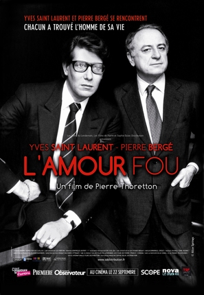 Yves Saint Laurent - L&#039;amour fou - French Movie Poster (thumbnail)