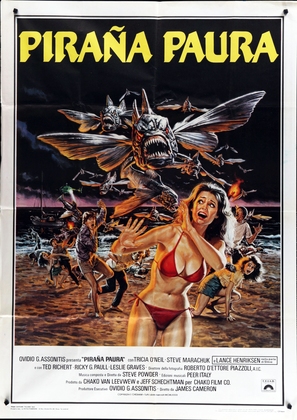 Piranha Part Two: The Spawning - Italian Movie Poster (thumbnail)