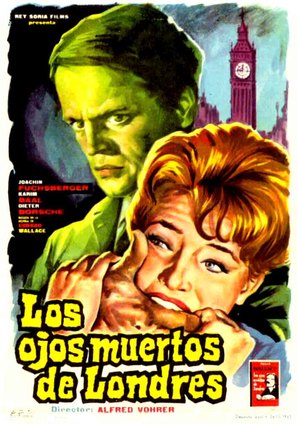 Die toten Augen von London - Spanish Movie Poster (thumbnail)