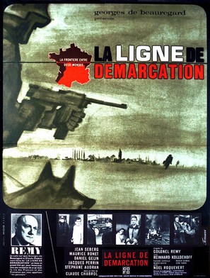 La ligne de d&eacute;marcation - French Movie Poster (thumbnail)