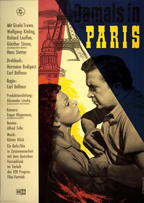 Damals in Paris - German Movie Poster (thumbnail)