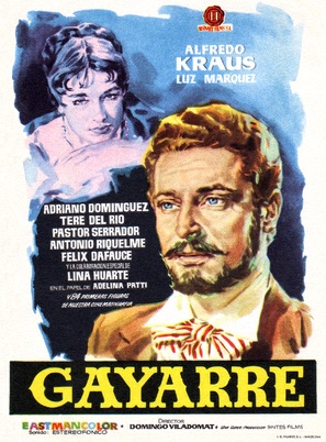 Gayarre - Spanish Movie Poster (thumbnail)