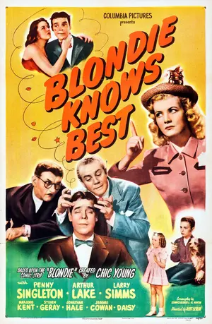 Blondie Knows Best Poster