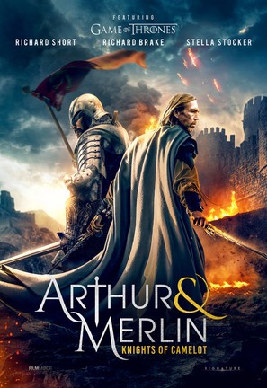 Arthur &amp; Merlin: Knights of Camelot - British Movie Poster (thumbnail)