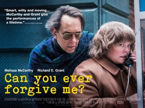 Can You Ever Forgive Me? - British Movie Poster (thumbnail)