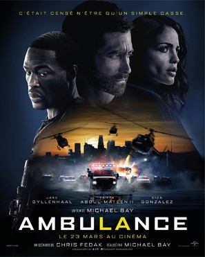 Ambulance - French Movie Poster (thumbnail)