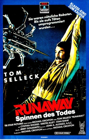 Runaway - German VHS movie cover (thumbnail)