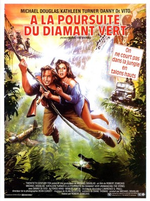 Romancing the Stone - French Movie Poster (thumbnail)