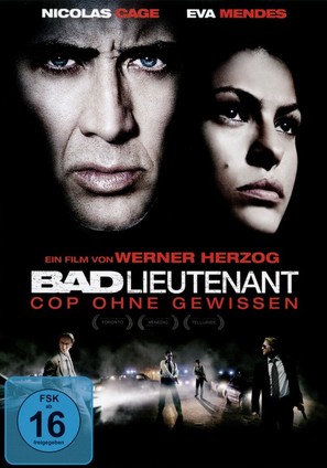 The Bad Lieutenant: Port of Call - New Orleans - German DVD movie cover (thumbnail)