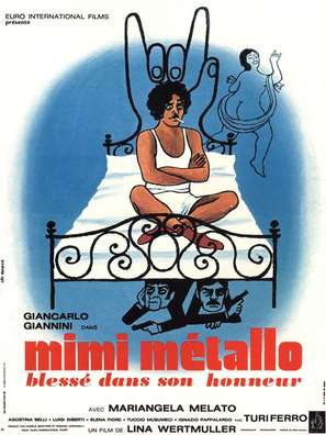 Mim&igrave; metallurgico ferito nell&#039;onore - French Movie Poster (thumbnail)