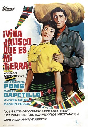 Viva Jalisco que es mi tierra - Spanish Movie Poster (thumbnail)