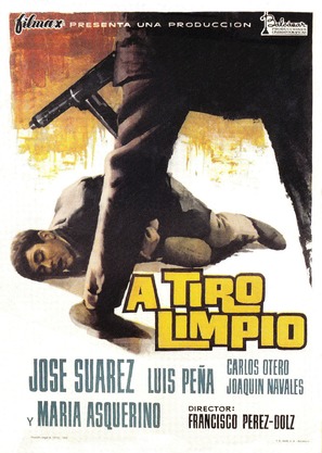 A tiro limpio - Spanish Movie Poster (thumbnail)