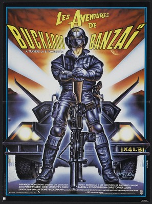 The Adventures of Buckaroo Banzai Across the 8th Dimension - French Movie Poster (thumbnail)