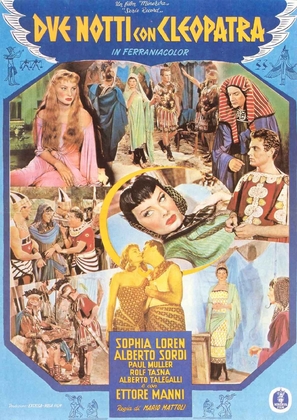 Due notti con Cleopatra - Italian Movie Poster (thumbnail)