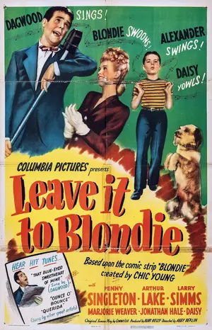 Leave It to Blondie Poster