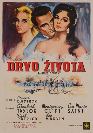 Raintree County - Yugoslav Movie Poster (thumbnail)
