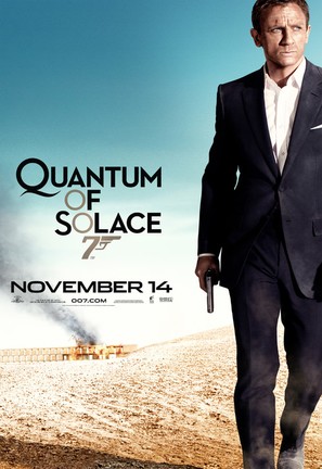 Quantum of Solace - British Movie Poster (thumbnail)