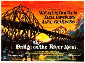 The Bridge on the River Kwai - British Movie Poster (thumbnail)