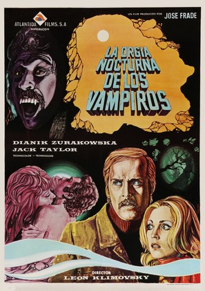 Org&iacute;a nocturna de los vampiros, La - Spanish Movie Poster (thumbnail)