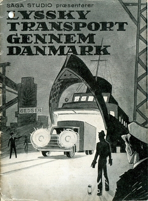 Lyssky transport gennem Danmark - Danish Movie Poster (thumbnail)