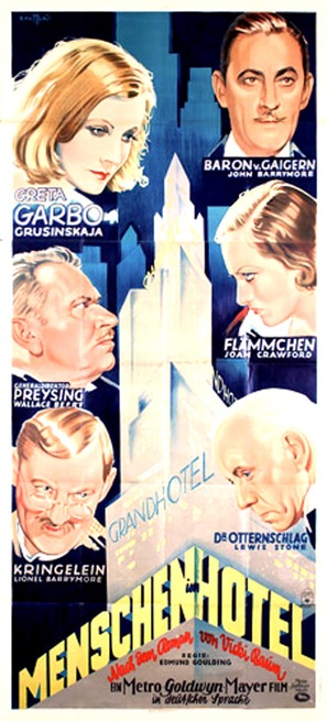 Grand Hotel - German Movie Poster (thumbnail)