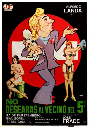 No desear&aacute;s al vecino del quinto - Spanish Movie Poster (thumbnail)
