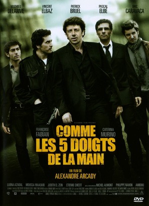 Comme les cinq doigts de la main - French DVD movie cover (thumbnail)