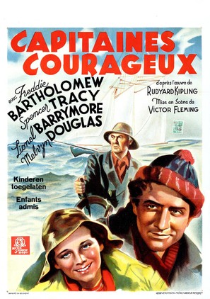 Captains Courageous - Belgian Movie Poster (thumbnail)