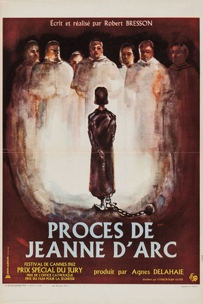 Proc&egrave;s de Jeanne d&#039;Arc - French Movie Poster (thumbnail)