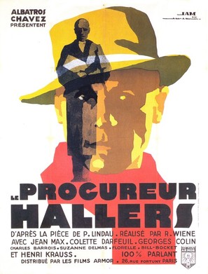 Le procureur Hallers - French Movie Poster (thumbnail)