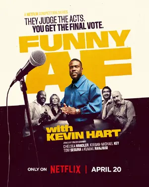 "Funny AF with Kevin Hart" Poster