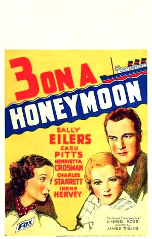Three on a Honeymoon Poster