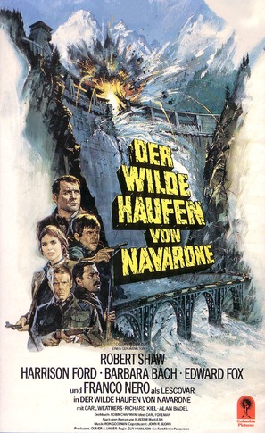 Force 10 From Navarone - German VHS movie cover (thumbnail)