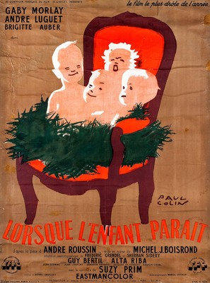 Lorsque l&#039;enfant para&icirc;t - French Movie Poster (thumbnail)