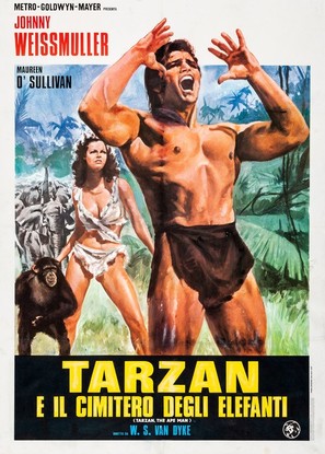 Tarzan the Ape Man - Italian Movie Poster (thumbnail)
