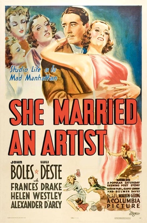 She Married an Artist - Movie Poster (thumbnail)