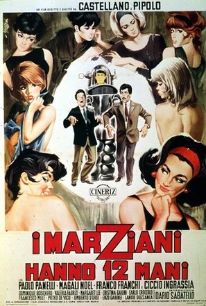I marziani hanno dodici mani - Italian Movie Poster (thumbnail)