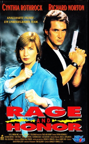 Rage and Honor - German VHS movie cover (thumbnail)