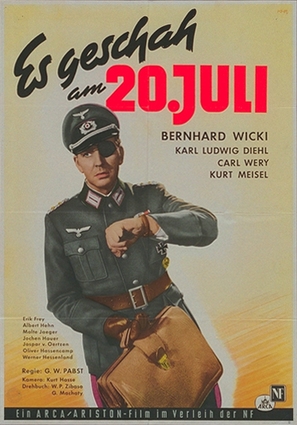 Es geschah am 20. Juli - German Movie Poster (thumbnail)