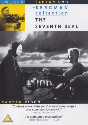 Det sjunde inseglet - British DVD movie cover (thumbnail)