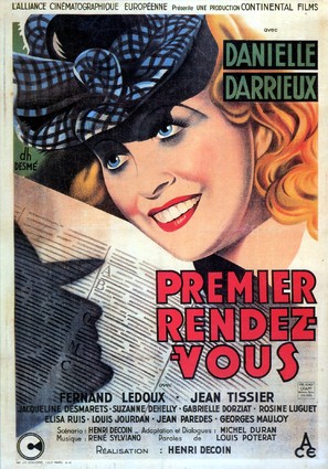 Premier rendez-vous - French Movie Poster (thumbnail)