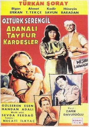 Adanali Tayfur kardesler - Turkish Movie Poster (thumbnail)