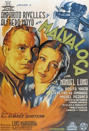 Malvaloca - Spanish Movie Poster (thumbnail)