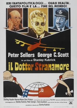 Dr. Strangelove - Italian Movie Poster (thumbnail)