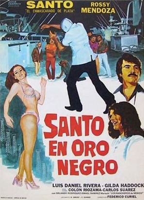 La noche de San Juan: Santo en Oro negro - Mexican Movie Poster (thumbnail)