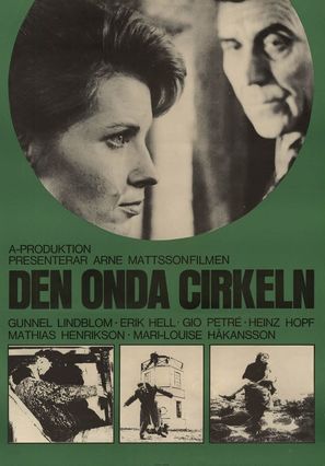 Den onda cirkeln - Swedish Movie Poster (thumbnail)